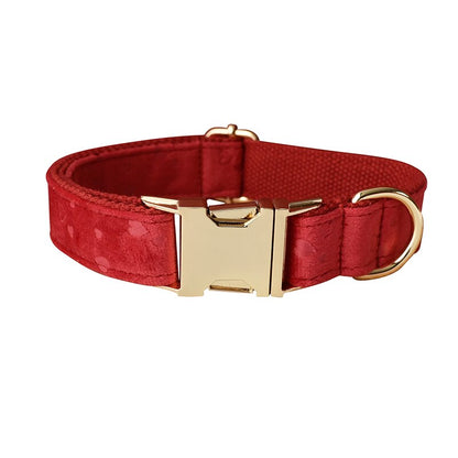 Red Heart Collar and Lead Set