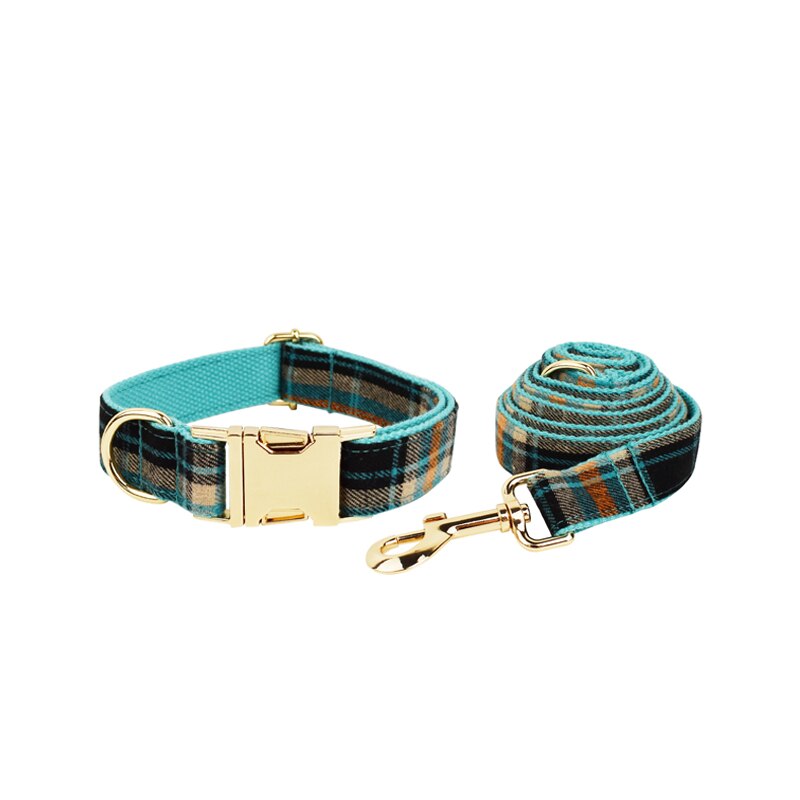 Tartan collar best sale and lead set