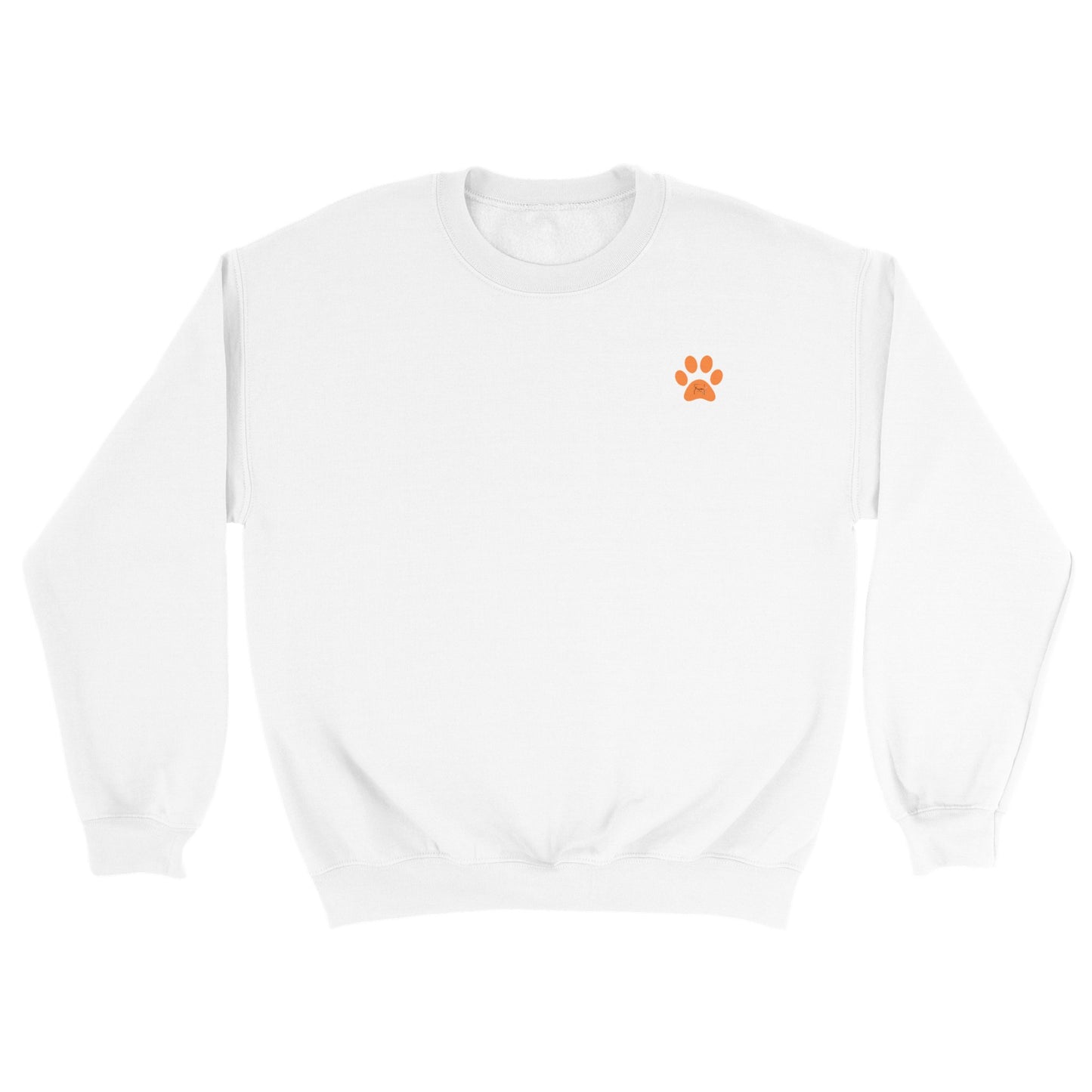 Orange Paw Sweatshirt