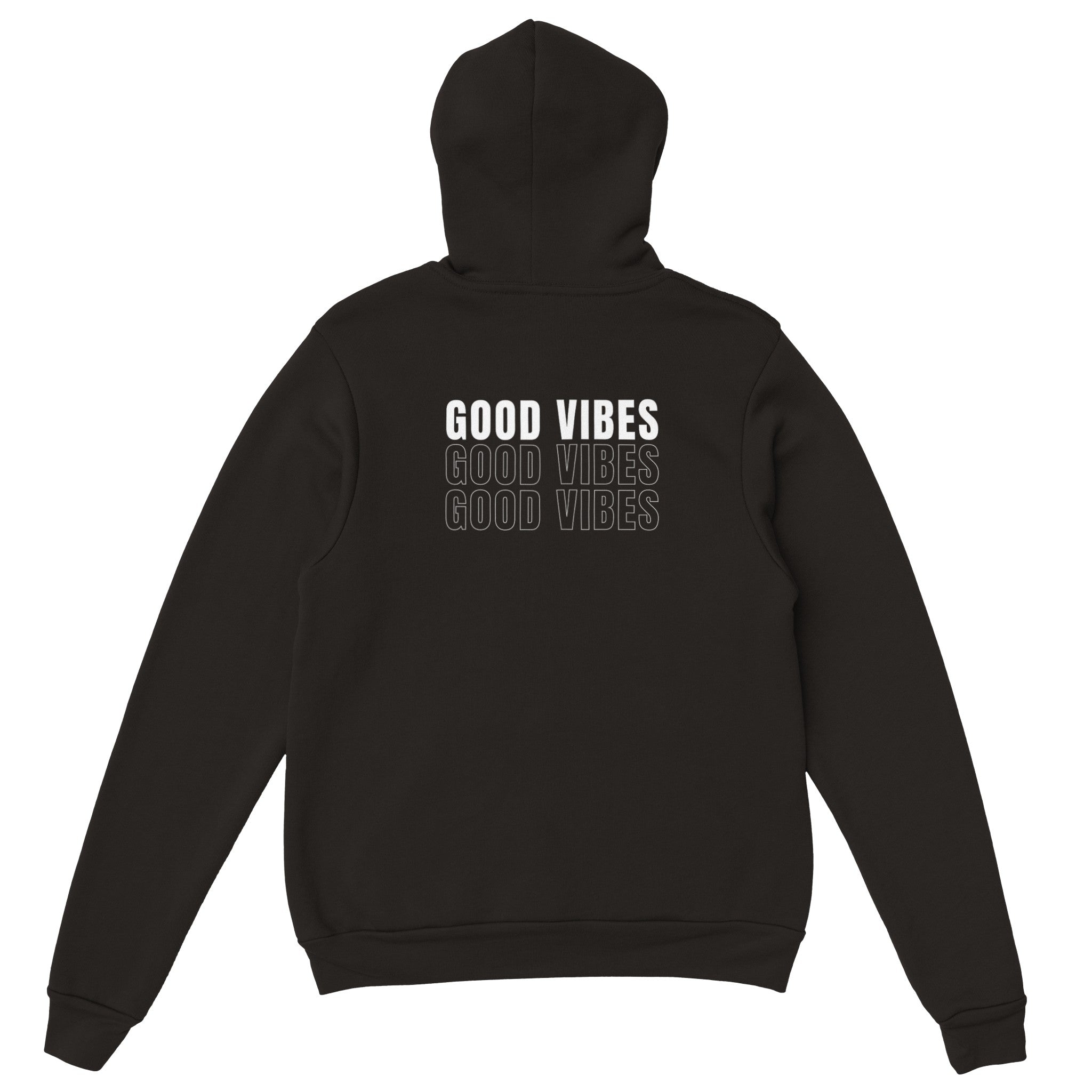 Unisex good sueded fleece hoodie - Good Vibes, Positive Vibes