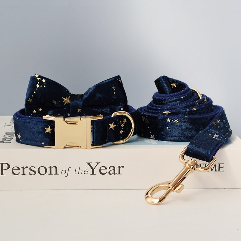 Blue Star Velvet Set