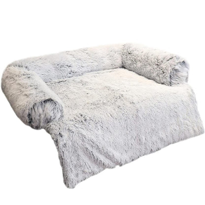 Calming Dog Bed with Sofa Extension