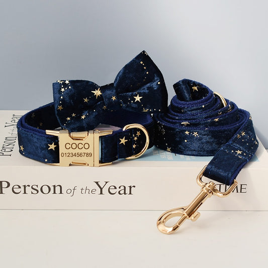 Blue Star Velvet Set