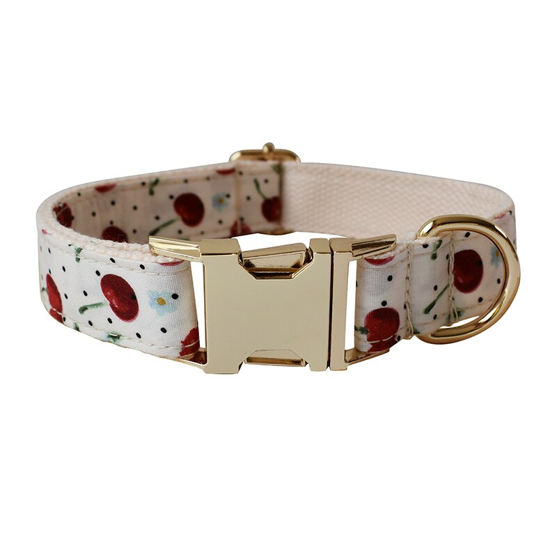 Cherry Lead and Collar Set