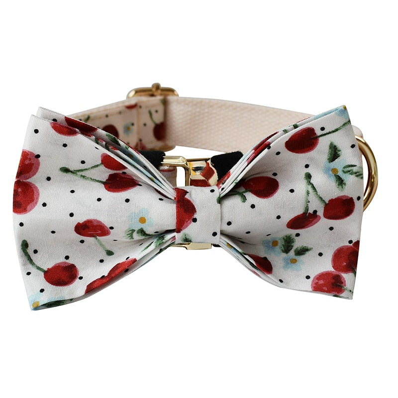 Cherry Lead and Collar Set