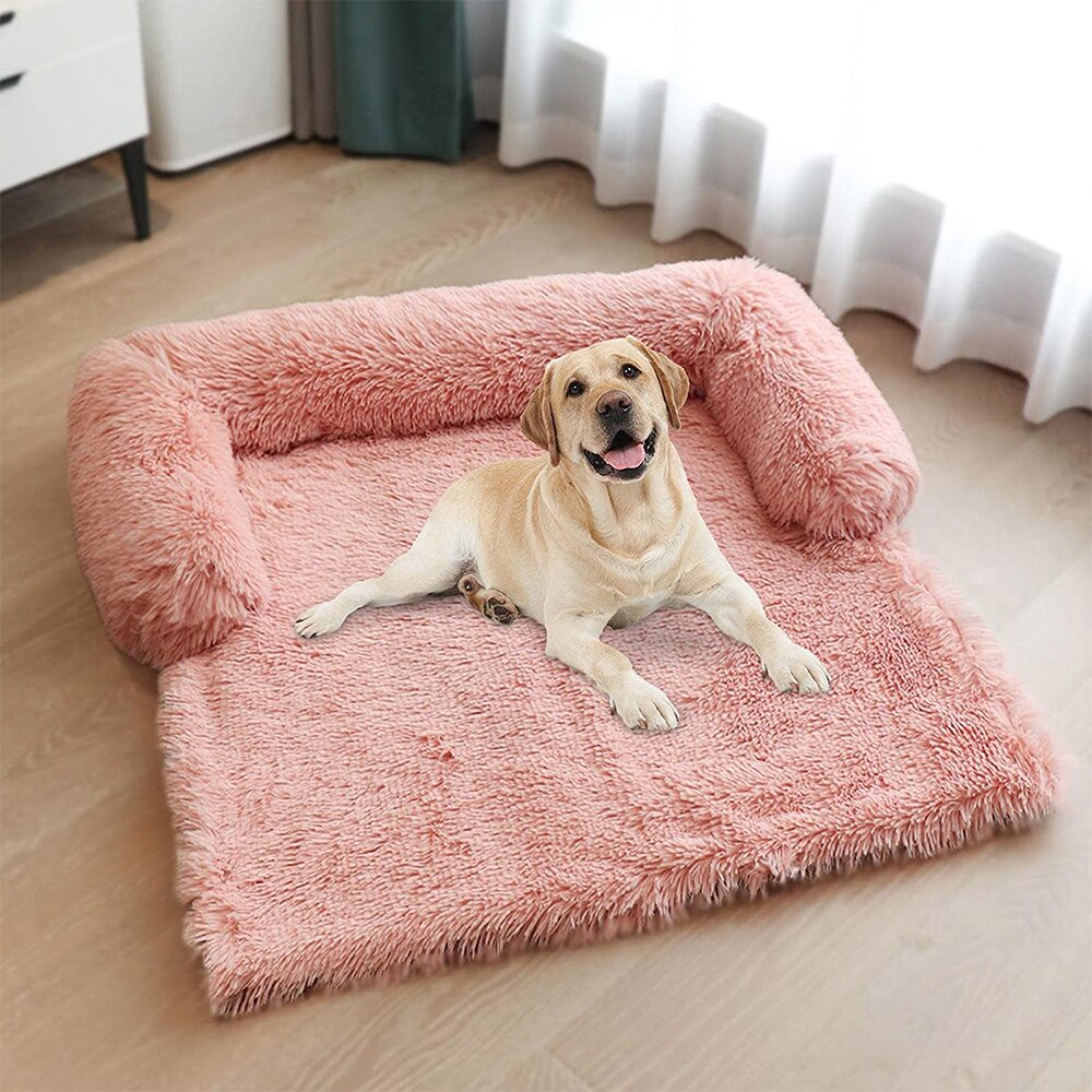 Calming Dog Bed with Sofa Extension