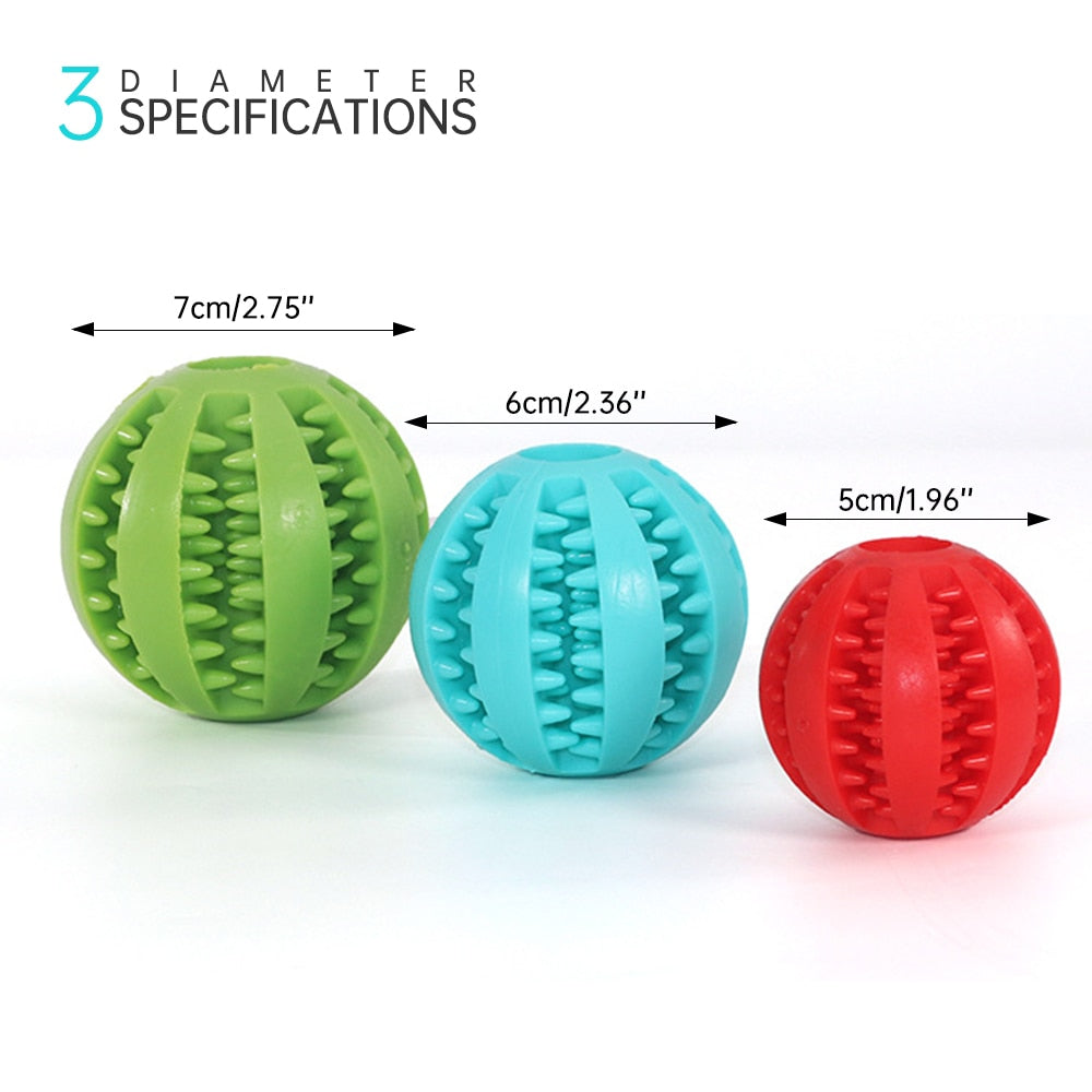 Teeth Cleaning Dog Treat Dispenser Balls