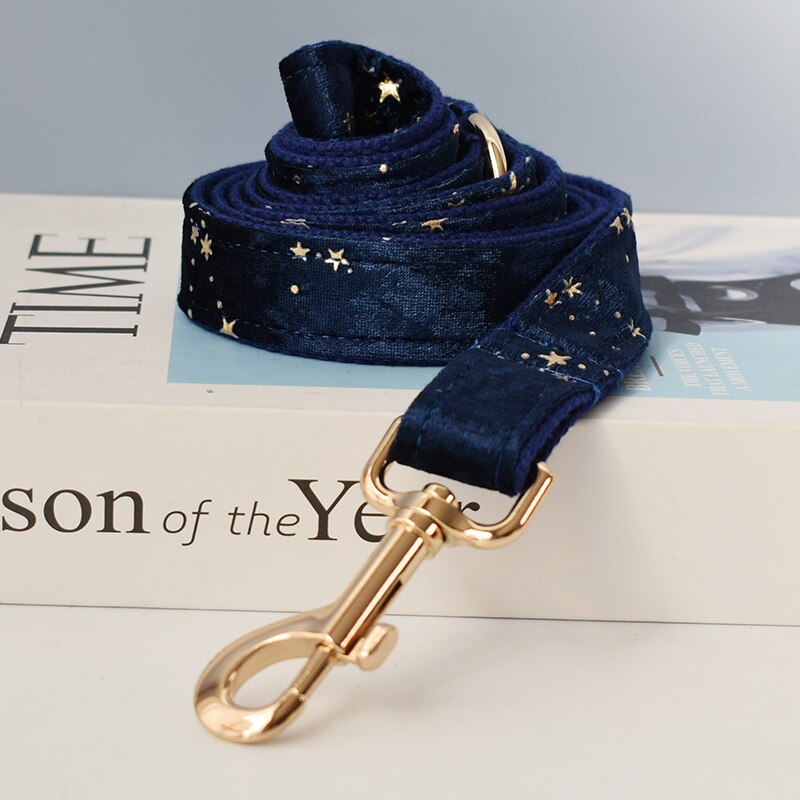 Blue Star Velvet Lead and Harness Set