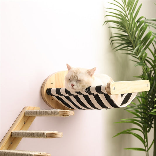 Pawsome Friends Wall-Mounted Cat Climbing Frame